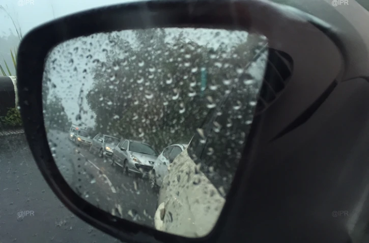 Embouteillage route de la Montagne