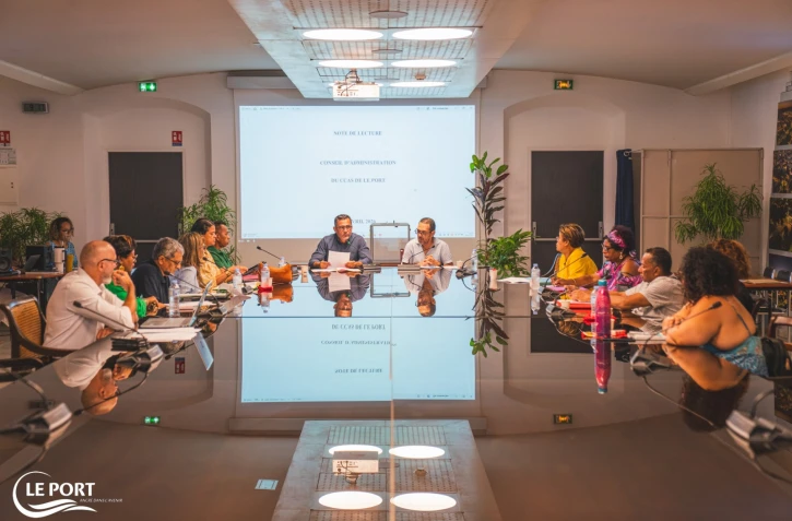 Le Port : installation du conseil d’administration du Centre Communal d'Action Sociale de la ville