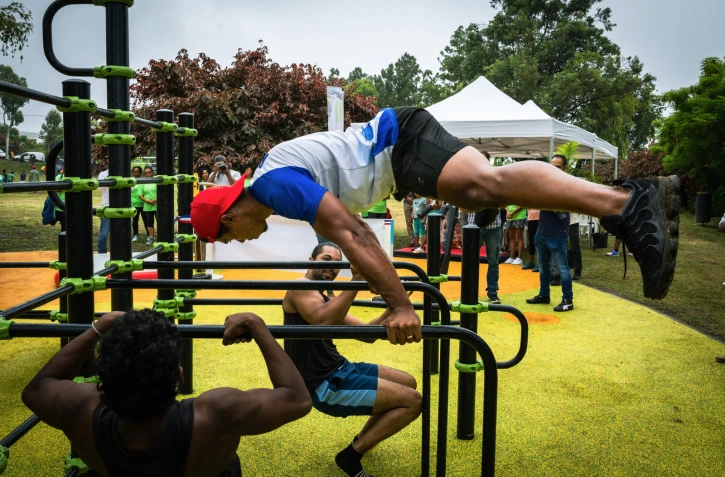 inaguration de l'espace wrokout st paul 