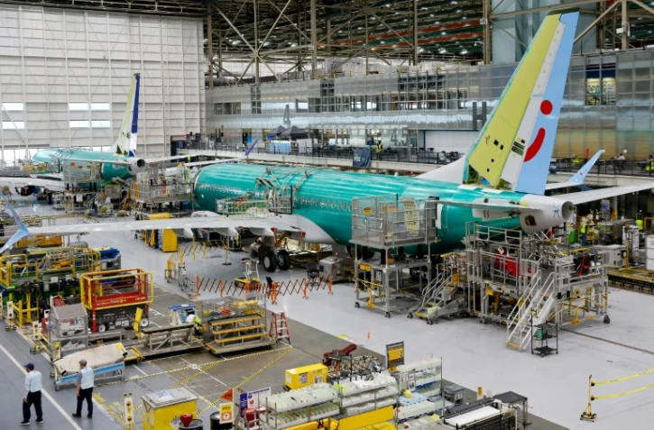 Un Boeing 737 MAX à l'usine de Renton (Etat de Washington), le 25 juin 2024