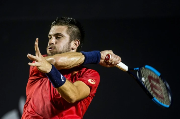 Le joueur de tennis croate Borna Coric lors de l'Open de Rio de Janeiro, le 20 février 2020