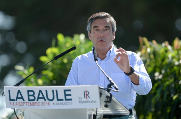 François Fillon, candidat à la primaire de la droite, le 3 septembre 2016 à La Baule