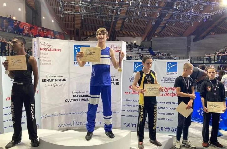 Djayan Treport Lafosse vice-cDjayan Treport Lafosse vice-champion de France jeunes hampion de France jeunes 