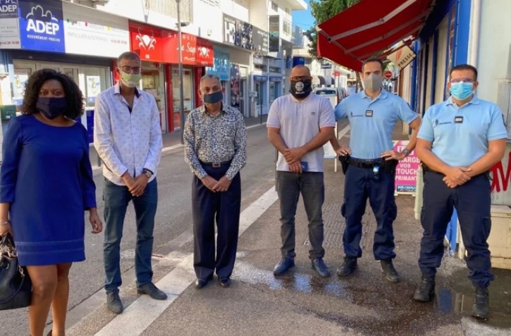 Les gendarmes de Saint-Paul à la rencontre des commerçants