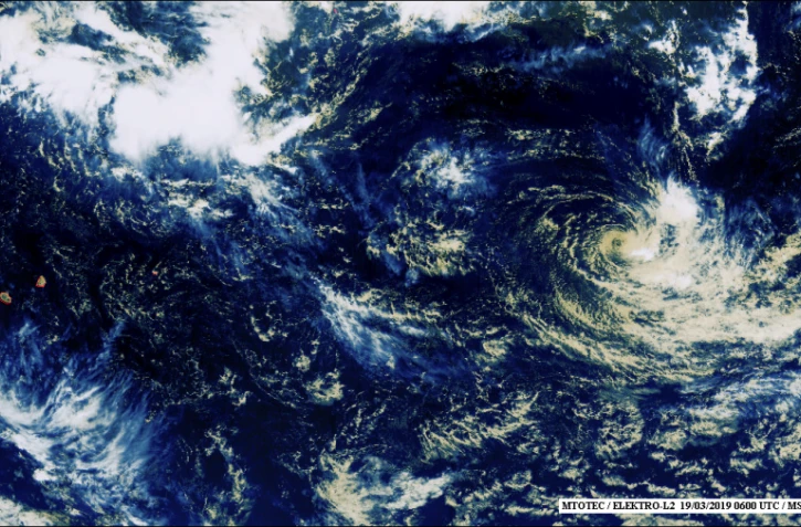 Savannah, la tempête tropicale modérée se trouve 3.080 km de La Réunion