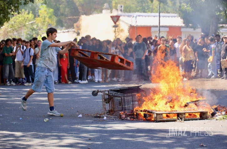 Mobilisation lycéenne à Saint-Paul