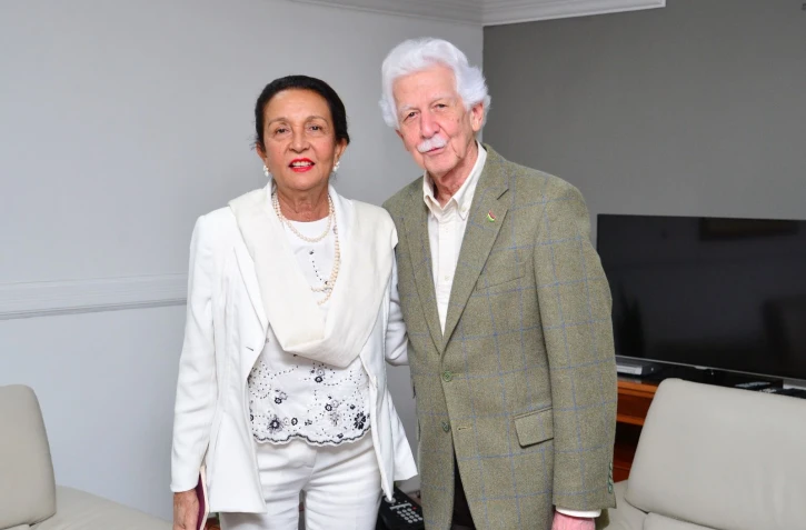 Huguette Bello et Paul Béranger