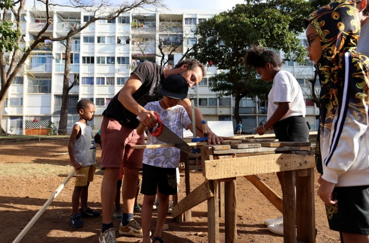 Saint-Denis : lancement du terrain aventure à la Chaumière