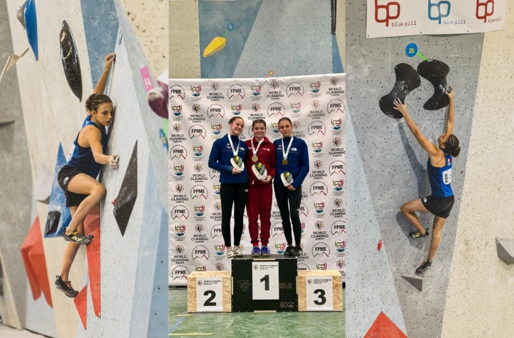 Escalade : Iloé Cherif Michel décroche la médaille de bronze sur la Coupe d’Europe de bloc jeunes au Portugal