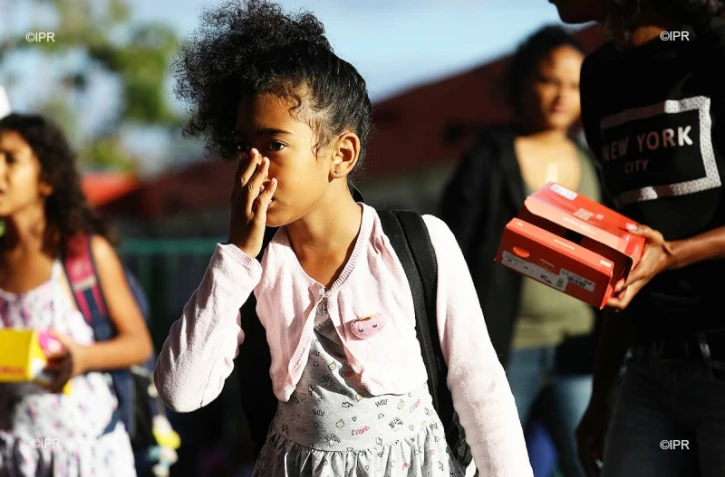 Rentrée scolaire 2018 école élémentaire Eugène Dayot Rivière des Galets, au Port