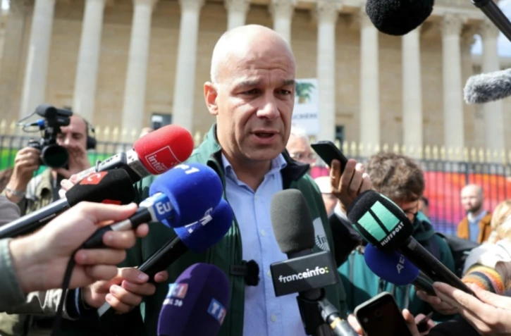 Le président de la FNSEA, Arnaud Rousseau, devant l'Assemblée nationale à Paris le 26 mai 2025 ( AFP / Thomas SAMSON )