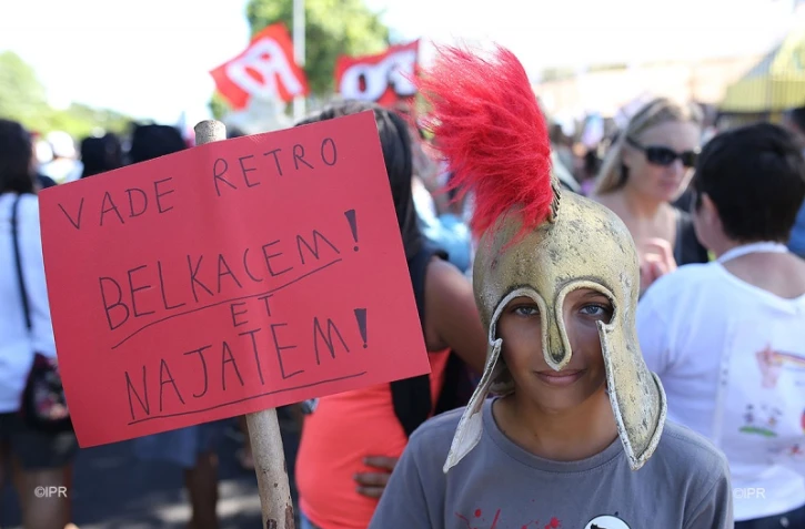 Manifestation contre la réforme des collèges