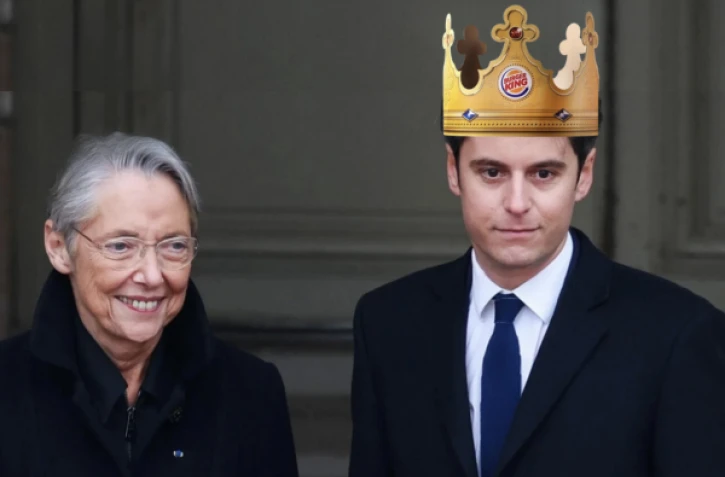 Jeux de mots de Burger King avec Borne et Attal