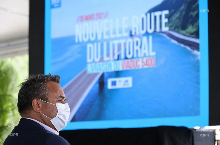 NRL : viaduc inauguré par le président-candidat, demi-route toujours fermée