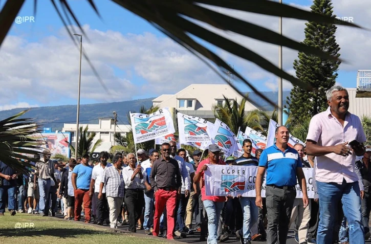 Manifestation Barachois CGPER préfecture