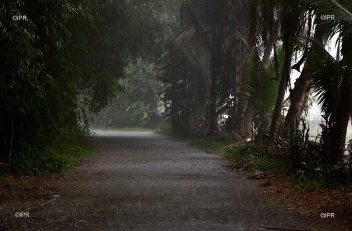 fortes pluies dans l'est
