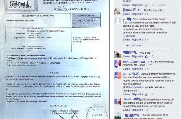 Facebook de Didier Robert