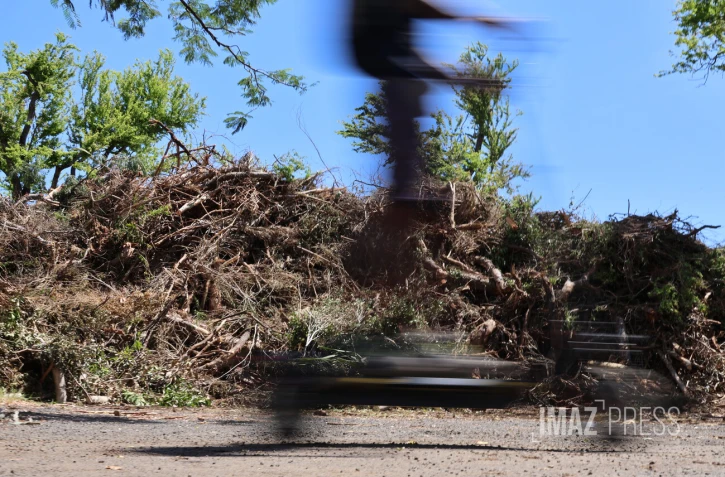 Cyclone Garance déchets 