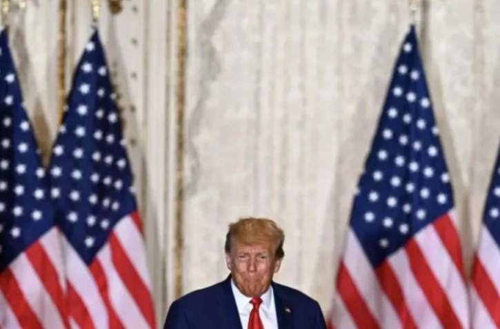 Donald Trump à Mar-a-Lago, le 4 avril 2023 ( AFP / CHANDAN KHANNA )