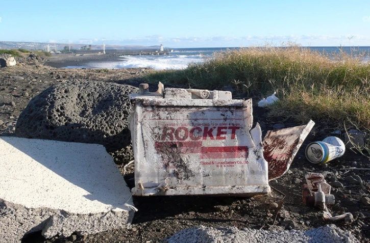 Batterie bord de mer