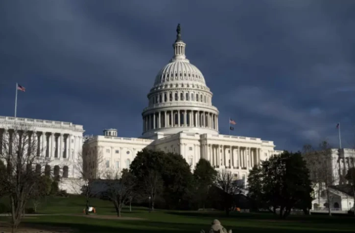 Le Capitole, siège du Congrès américain, le 7 mars 2024 à Washington ( AFP / SAUL LOEB )