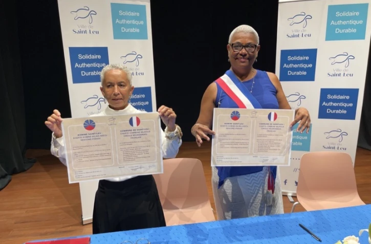 Saint-Leu devient Commune bilingue Créole réunionnais - Français