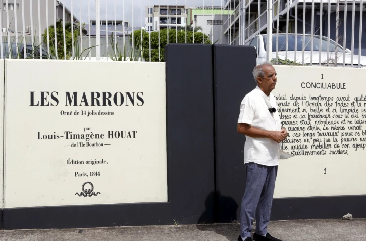 Inauguration fresque "les marrons" Saint-Denis
