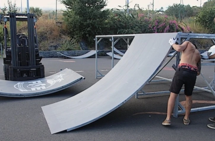 Le skatepark de Plateau-Caillou est en phase de réhabilitation.