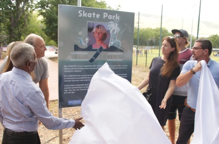 Inauguration du skate park