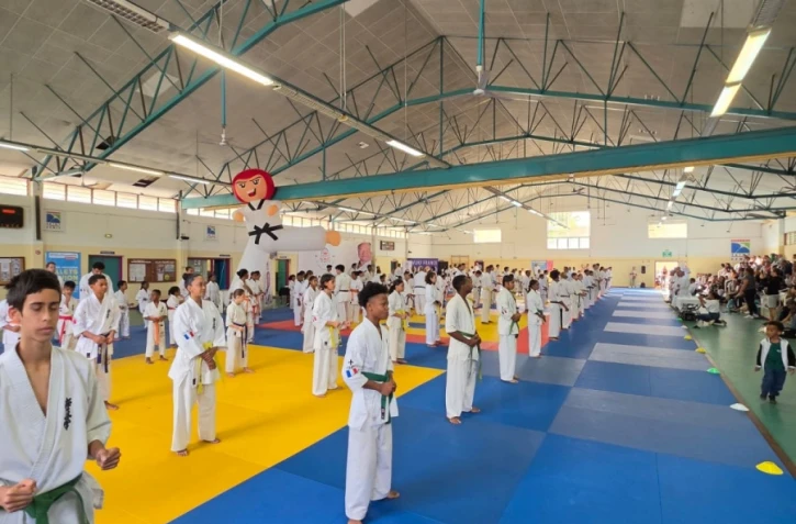 Plus de 160 karatékas réunis pour le passage départemental de grades de la KWF France Réunion