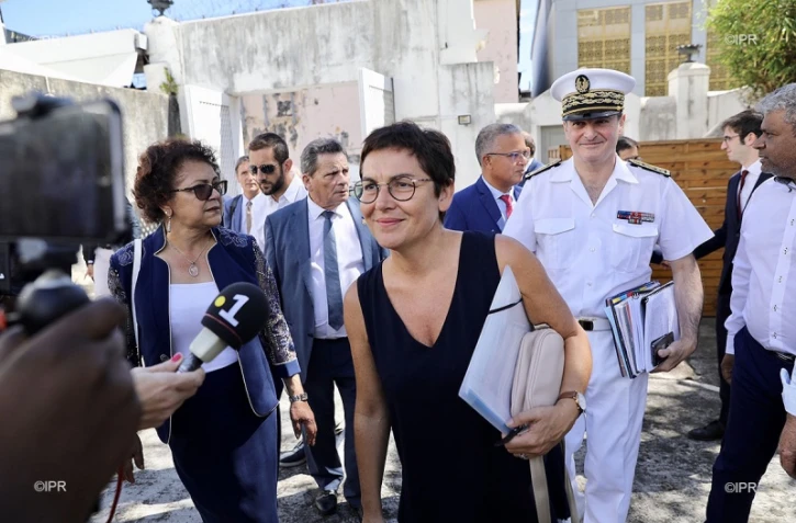 Annick Girardin en visite à l'OPMR le 19 septembre 2019 