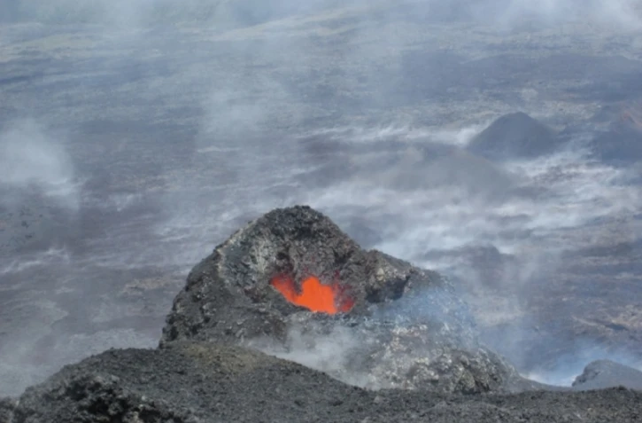 Eruption volcan de la Fournaise