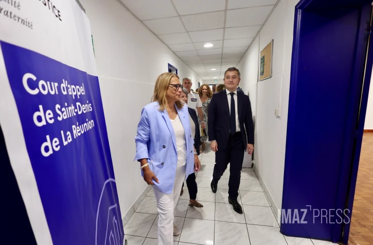 Visite ministérielle : Gérald Darmanin à la Cour d'appel pour échanger avec les magistrats et agents du ministère de la Justice