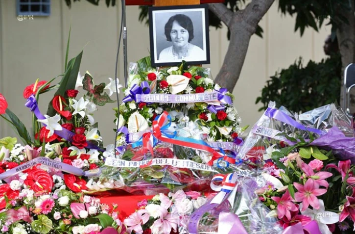 Enterrement de Laurence Vergès