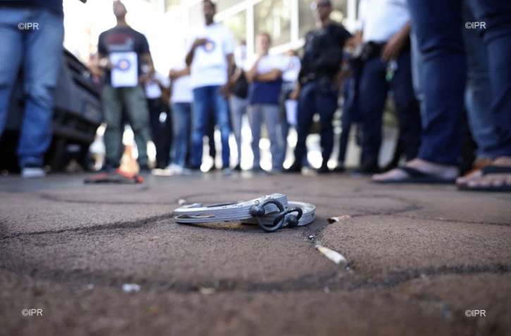manifestation au commissariat malartic