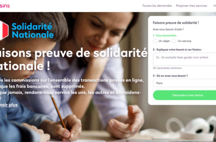 La solidarité entre particuliers s'organise sur internet