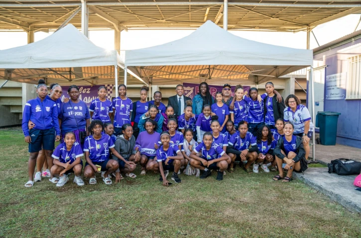l’internationale Griedge MBock invitée de la Jeanne d’Arc