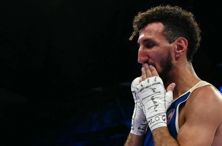 Le boxeur Sofiane Oumiha 