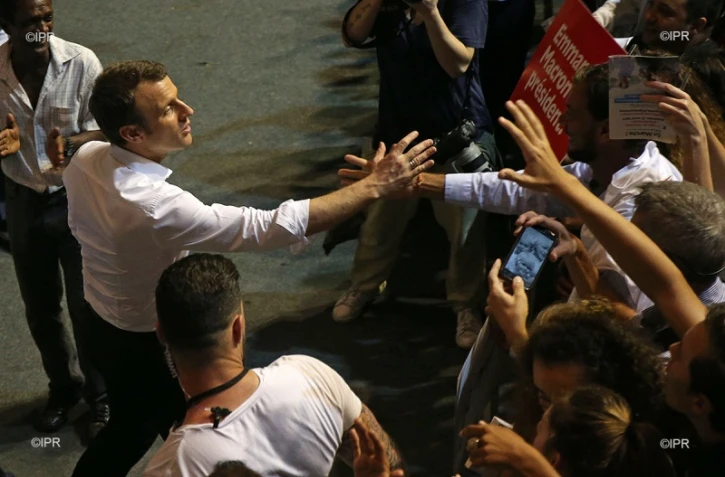 Emmanuel Macron en visite à La Réunion