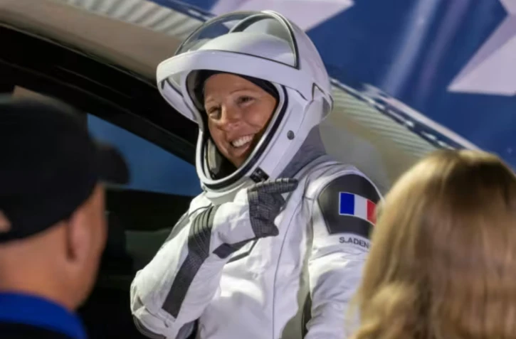 L'astronaute française Sophie Adenot le 13 février 2026 à Cap Canaveral, en Floride ( AFP / Jim WATSON )