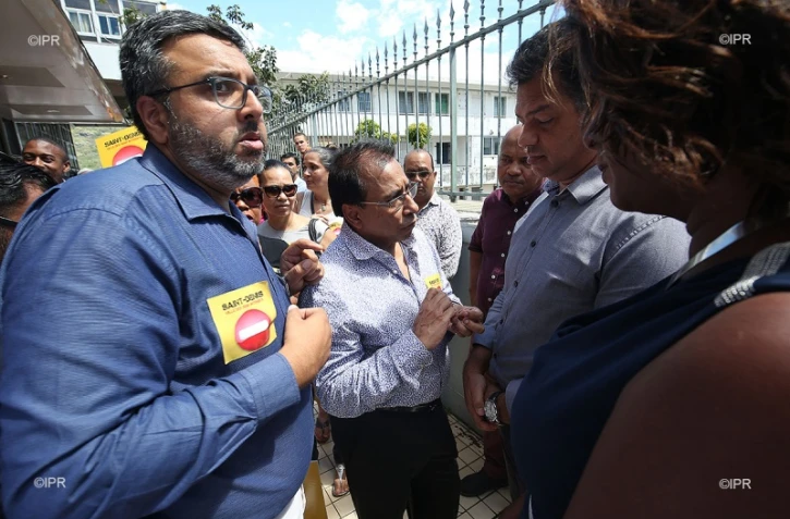 Commerçants Saint-Denis manif 11 septembre 2017
