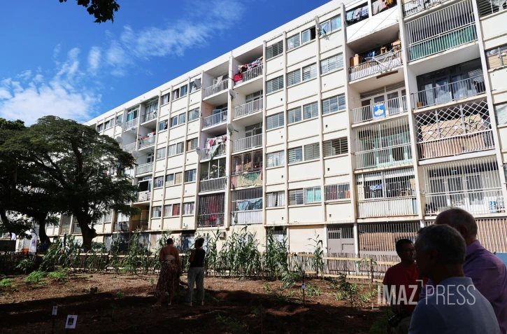 Redressement quartier de la Chaumière dans le cadre du plan de sauvegarde et inauguration de la maison de projets