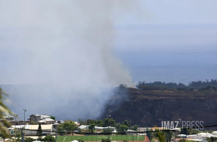 Saint-Paul : feu de brousailles à proximité de Sans Souci