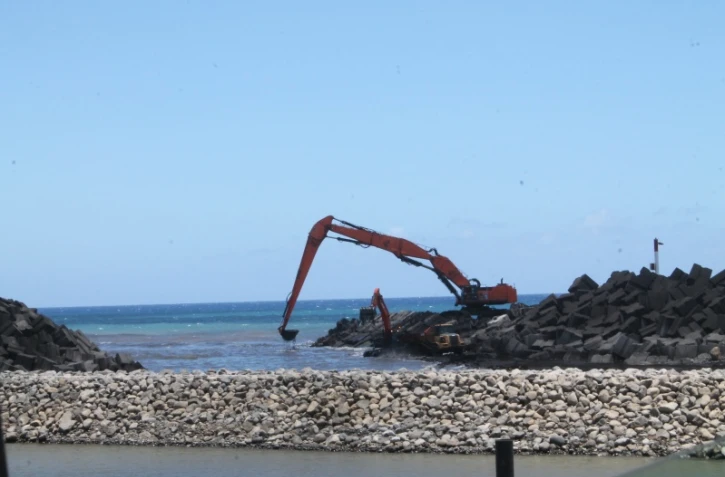 Port de Sainte-Marie : nouveaux travaux de désensablement