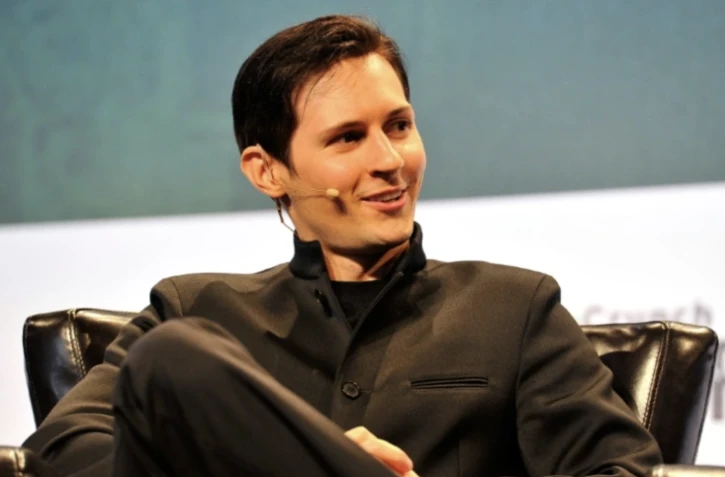 Le patron franco-russe de Telegram Pavel Durovf s'exprime le 21 septembre 2015 à San Francisco, Californie ( GETTY IMAGES NORTH AMERICA / Steve JENNINGS )