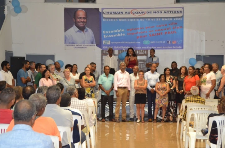 premier rassemblement politique pour Erick Gangama
