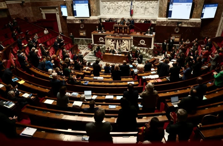 L'hémicycle de l'Assemblée nationale, le 5 novembre 2025