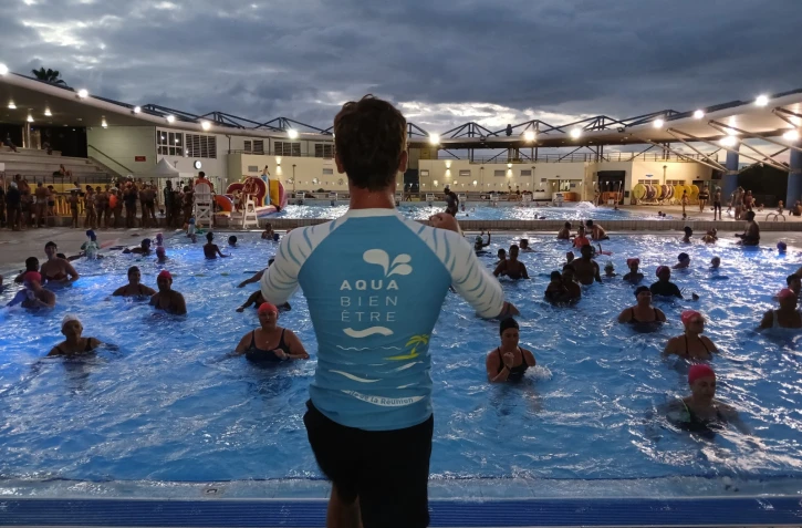 Noctune à la piscine de Plateau Caillou
