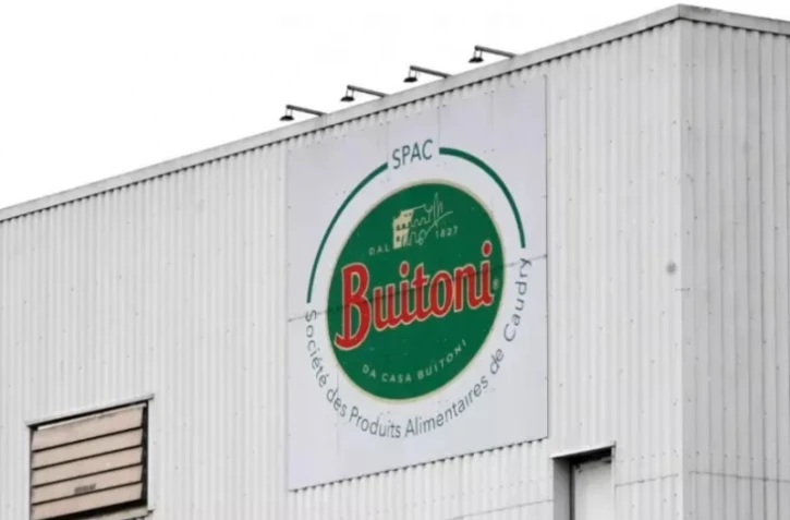L'usine Buitoni de Caudry, dans le Nord, le 1er avril 2022 ( AFP / FRANCOIS LO PRESTI )