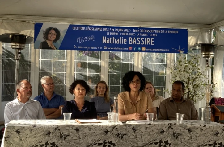 nathalie bassire candidature législatives le tampon 2022